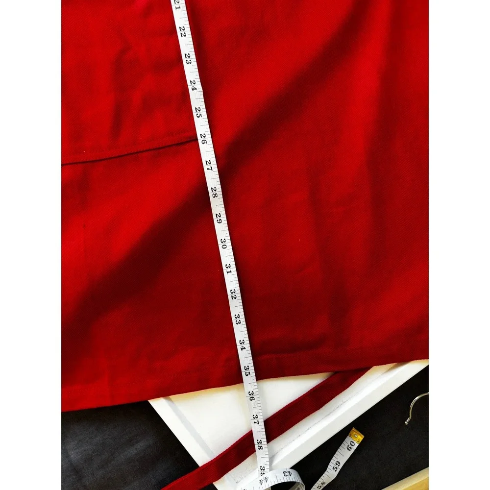 KitchenAid Red Full Size Adult Bib Apron with Pockets NEW without tags